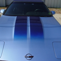 Painted-stripes-on-a-C4-Corvette