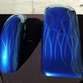 09 fenders candy blue double ghost flames