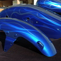 12 left side fenders candy blue