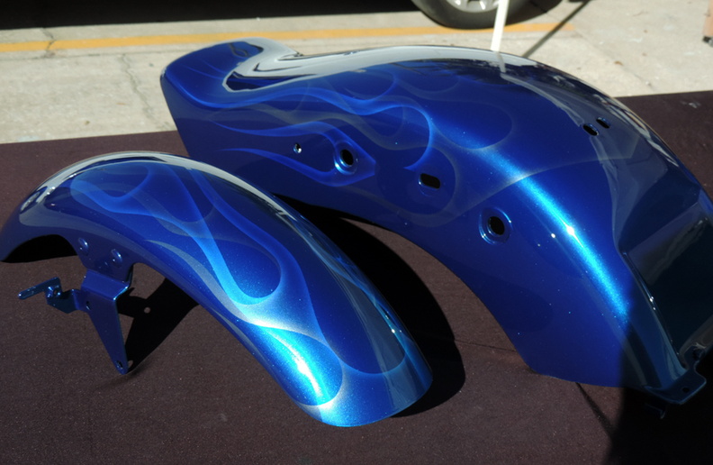 15 fenders right side double ghost flames