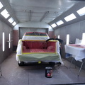 2008 Toyota Tundra bed and tailgate before Raptorliner sprayed