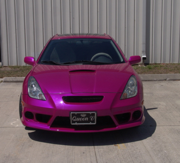 Valerie's 2002 Toyota Celica GT - Color change to HOK HOT Pink Pearl