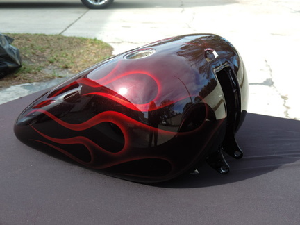 Online Motorcycle Paint Shop: Brandywine candy, silver and black over  carbon fiber