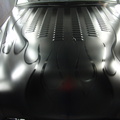 13 airbrushed gloss black flames