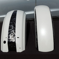 Reference s1695 - White Pearl Black Graphic Paint Job