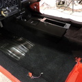 69 console and carpet installed