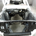 40 engine compartment prepped for paint