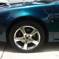 left front wheel