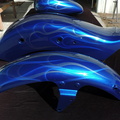 11 left side fenders candy blue