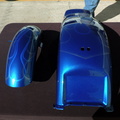 13 fenders front side candy blue