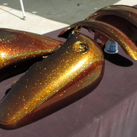 Reference s1810 - Two Tone Gold Rootbeer Metalflake