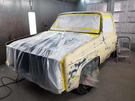 32 cab prepped for paint