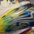08 blue accents airbrushed