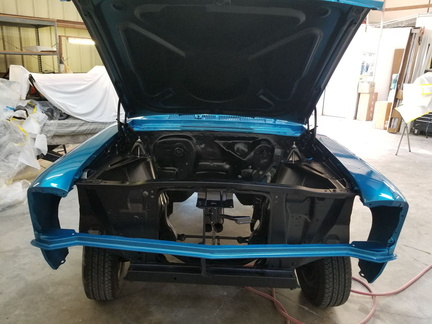 33 hood engine compartment underside painted