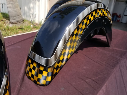 Black / Yellow Checkered Custom Paint Job