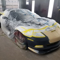 2007 Corvette ready for black basecoat paint