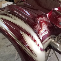 S1873 - Candy wine with gold graphics - trike conversion