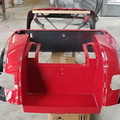 04 golfcart two-tone red black silver shaded graphics