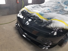 2007 Corvette - black base painted and cleared