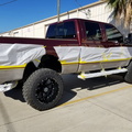 Ford F250- laying out stripe