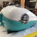2008 Road King Classic Teal and White Two Tone
