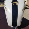 Triumph T595 White and Black Pearl with decals