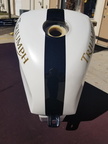 Triumph T595 White and Black Pearl with decals