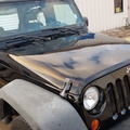 2008 Jeep Wrangler AFTER new black paint job