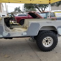 1983 Jeep CG8 Scrambler bodywork prep prime body