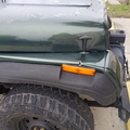 1995 Jeep BEFORE hood repair and repaint