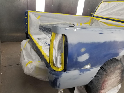 2004 Chev Silverado masked up before painting