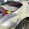 1973 Trans Am before priming roof and quarters