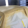 1973 Trans Am after priming roof and quarters