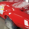 1973 Trans Am after painting and clearcoating