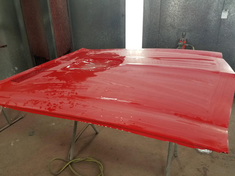 1973 Trans Am wetsanded before buffing