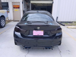 2018 BMW M4 back end BEFORE prep/paint