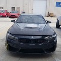 2018 BMW M4 front end BEFORE prep/paintwork
