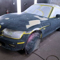 2000 BMW - masked up for paint