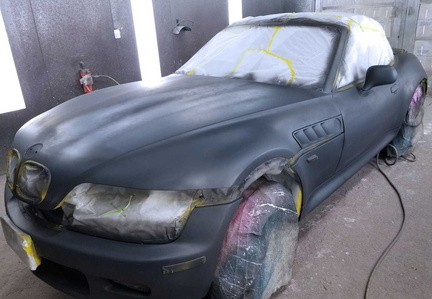 2000 BMW - sealer sprayed