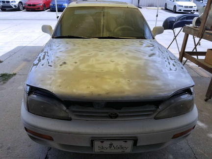 1996 Toyota Camry - hood stripped