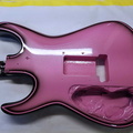 Electric Guitar - pink pearl with black and silver accents
