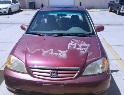 2002 Honda Civic - BEFORE new paint job