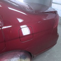 2002 Honda Civic - after basecoat and clearcoat sprayed