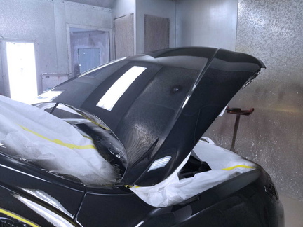 2012 Hyundai Santa Fe - basecoat and clearcoat sprayed