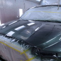 2007 Toyota Tundra after paint and clearcoat sprayed