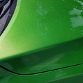 2018 Hyundai Elantra with new custom green metallic fade paint