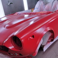 1984 Fiat red basecoat sprayed