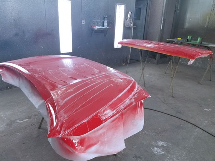 2008 Toyota Tundra hood and tail gate wetsanded