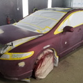 2008 Honda Civic - masked up for paint