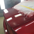 2008 Honda Civic basecoat and clearcoat sprayed